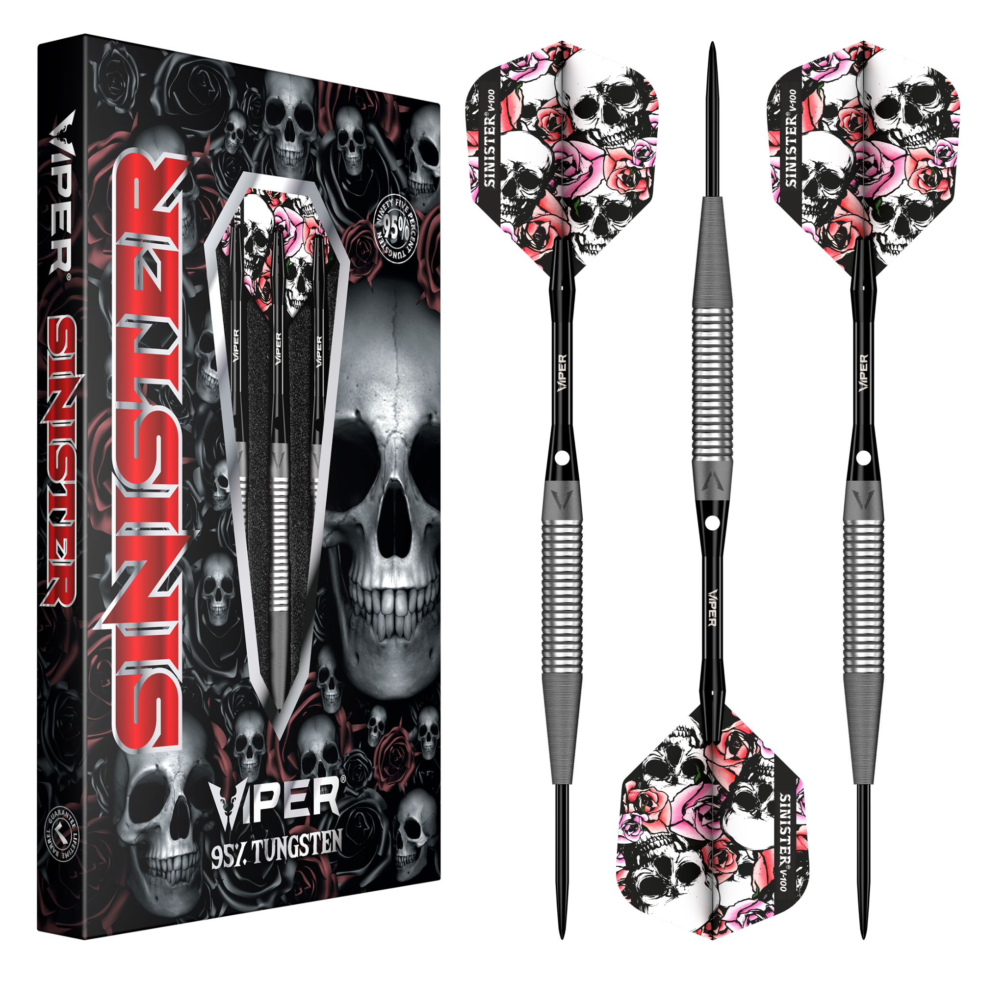 Viper Sinister Tungsten Steel Tip Shark Cut Viper Sinister Tungsten Steel Tip Shark Cut