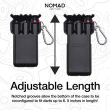 Load image into Gallery viewer, Casemaster Nomad Adjustable Dart Case Black Dart Cases Casemaster 
