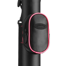 Load image into Gallery viewer, Casemaster Q-Vault Supreme Black with Pink Trim Cue Case
