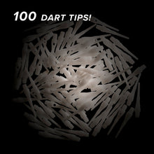Load image into Gallery viewer, Viper Tufflex Tips III 2BA White 100Ct Soft Dart Tips
