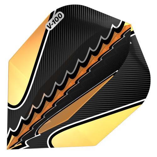 Viper Black Flux Dart Flights Standard Gold
