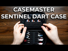 Load and play video in Gallery viewer, Casemaster Sentinel Dart Case with Red Zipper

