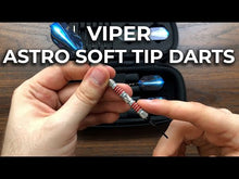 Load and play video in Gallery viewer, Viper Astro Darts 80% Tungsten Soft Tip Darts Blue Rings 16 Grams
