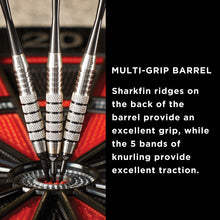 Load image into Gallery viewer, Viper Silver Thunder Soft Tip Darts 5 Knurled Rings 18 Grams

