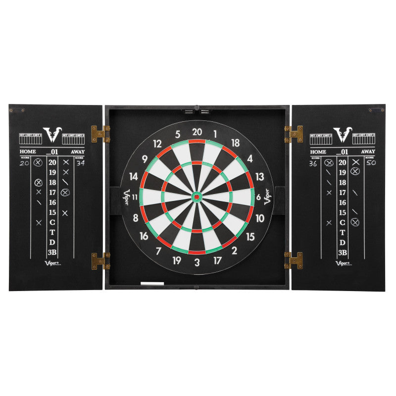 Viper Hideaway Dartboard Cabinet with Reversible Traditional and
