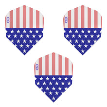 Load image into Gallery viewer, V-75 Dart Flights Standard American Flag Translucent Classic
