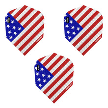 Load image into Gallery viewer, Viper Dimplex Dart Flights Standard American Flag Angled
