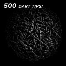 Load image into Gallery viewer, Viper Tufflex Tips II 1/4&quot; Black 500Ct Soft Dart Tips
