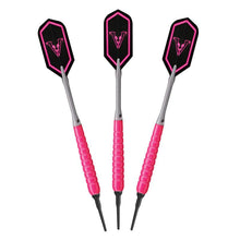 Load image into Gallery viewer, Viper V Glo Soft Tip 18gm Pink, Casemaster Deluxe Black Nylon Case, and Viper 2BA Tufflex Tips III- Neon Pink 100ct. Box Soft-Tip Darts Viper 
