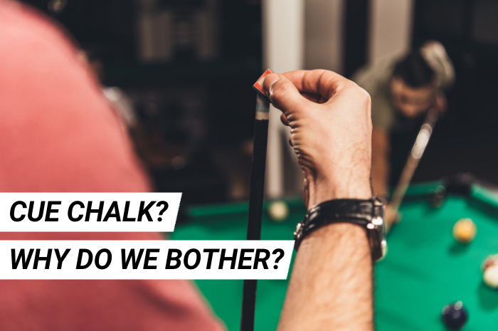 Why do we chalk our pool cues?