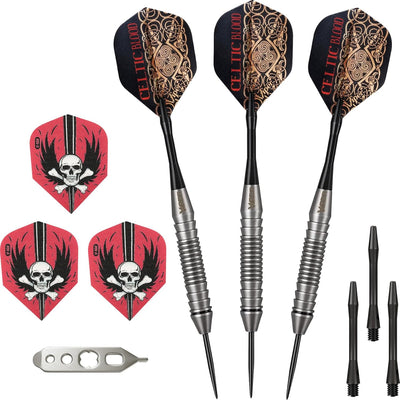 Dardos con punta de acero Viper Underground Celtic Blood Darts de 22 gramos 