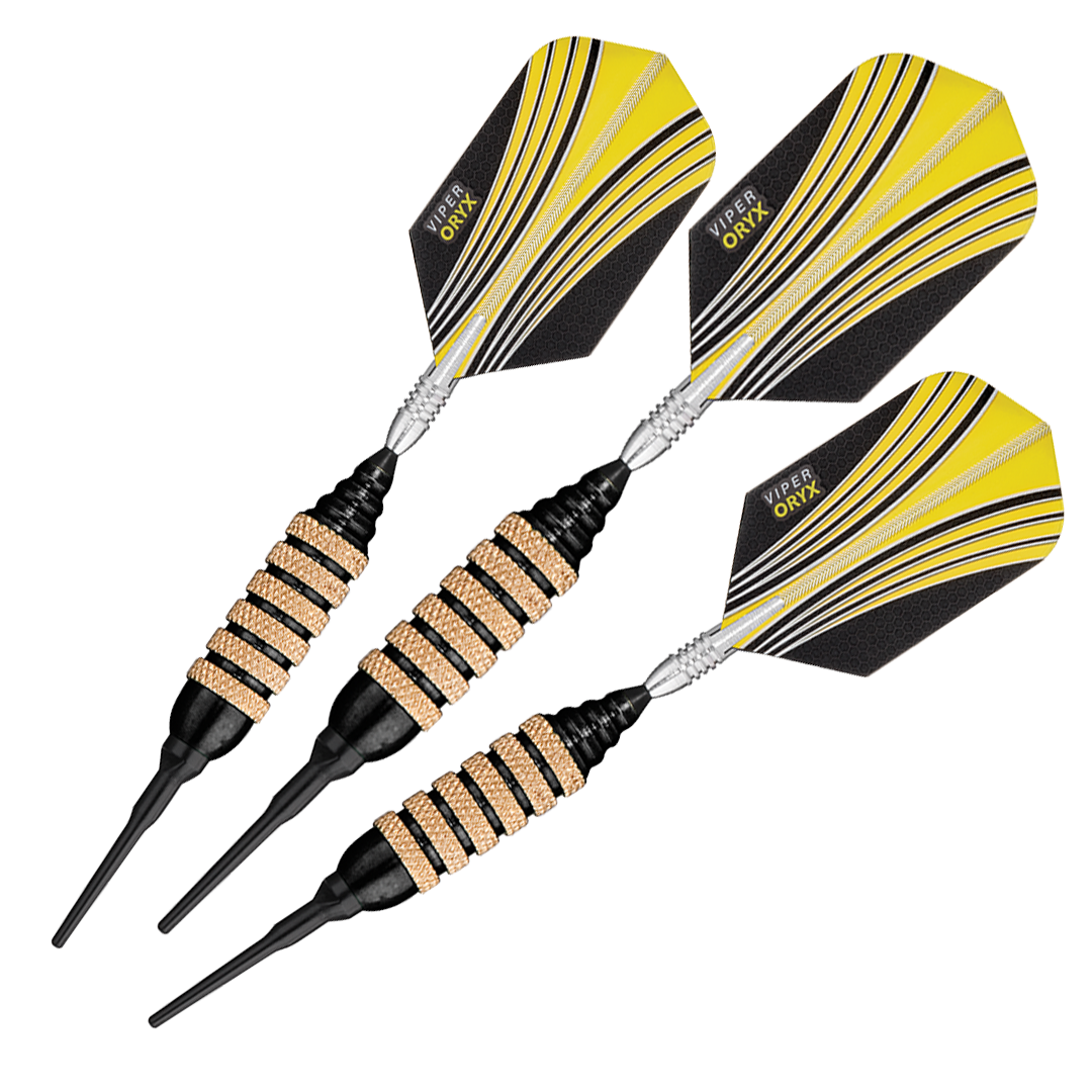 Dardos de punta blanda Viper Spinning Bee de color negro, 16 gramos 