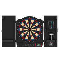 Fat Cat Cam Electronic Dartboard, 13.5" Compact Target Dartboard Cabinet