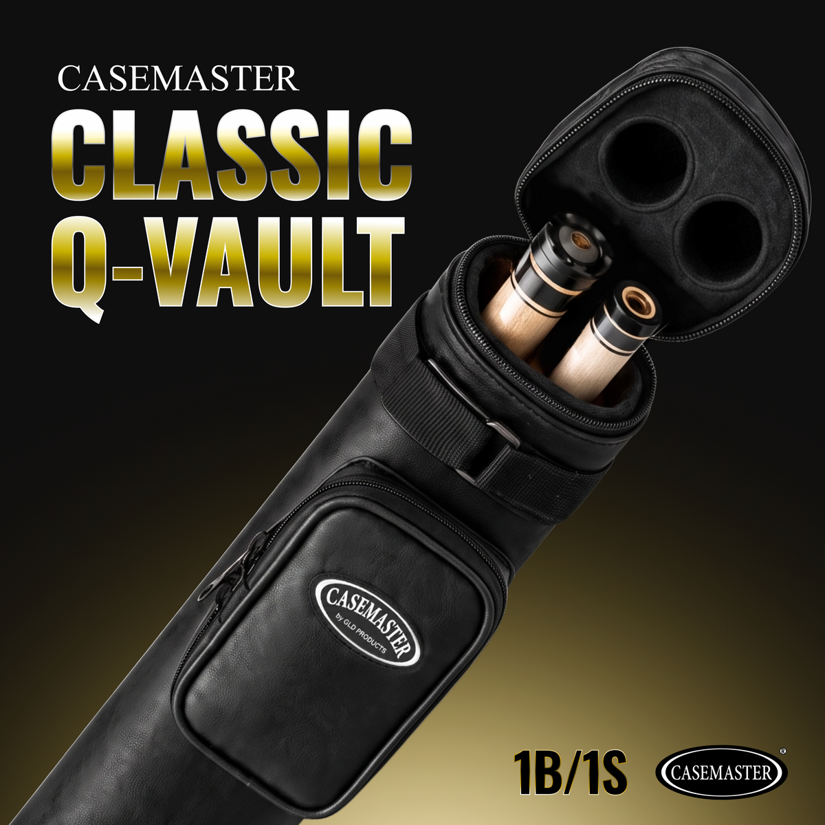 Casemaster Classic Q-Vault 1Butt 1Shaft Cue Case