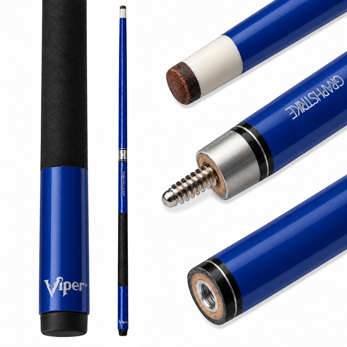 Taco de billar/pool Viper Graphstrike azul 