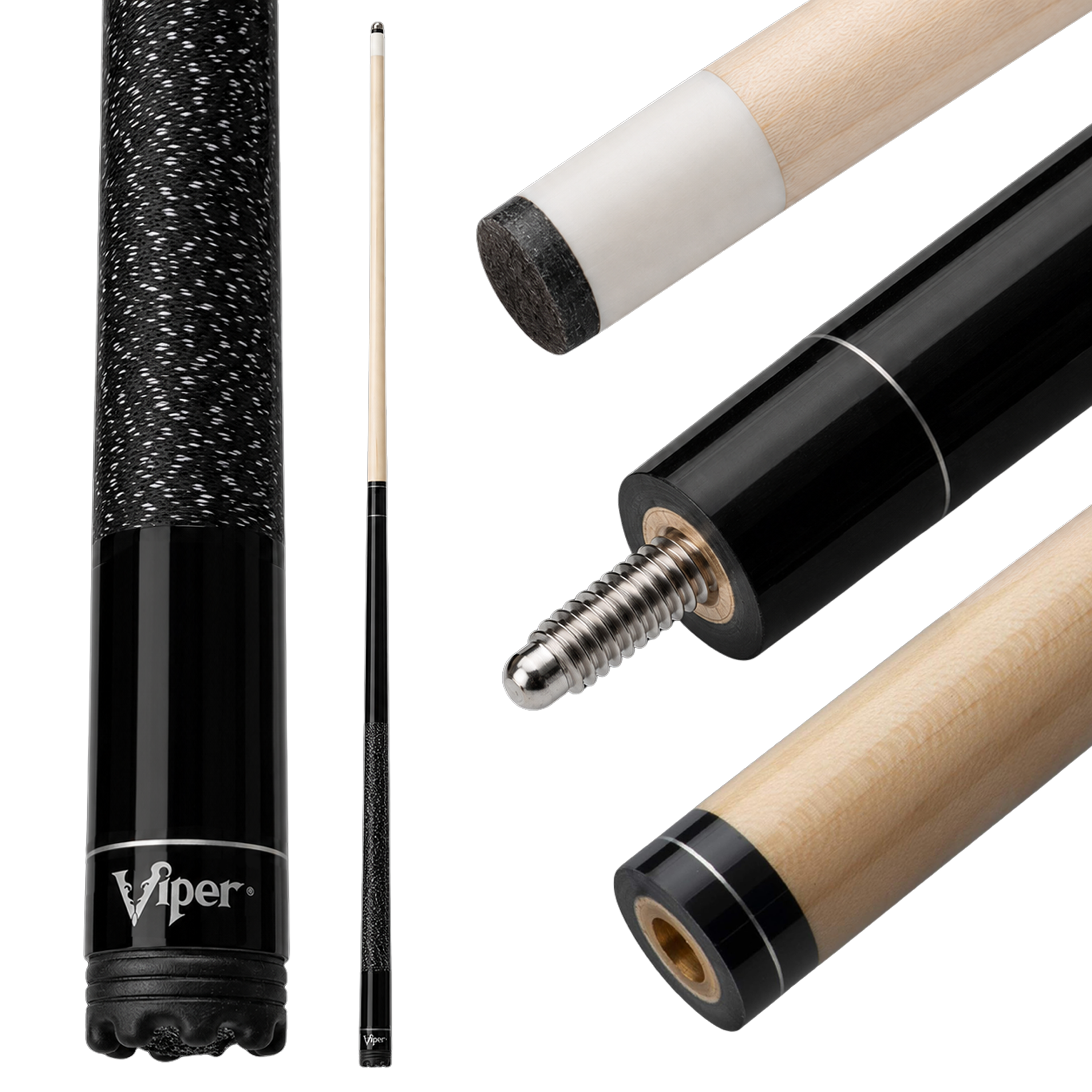 Viper Jump Break Cue Stick Black