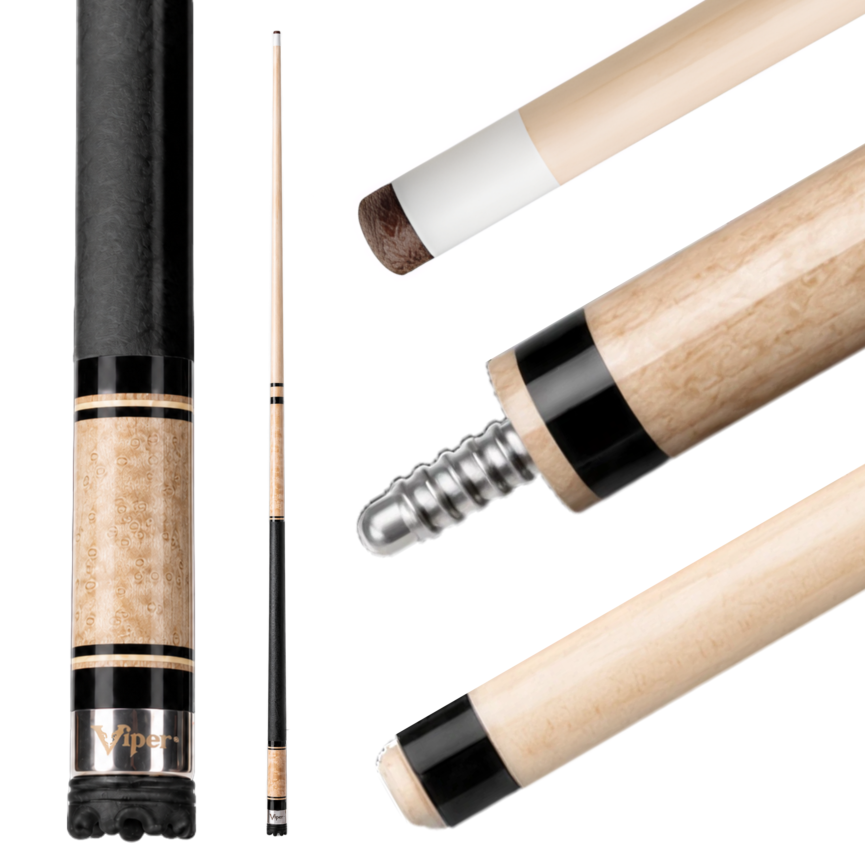 Viper Naturals Birdseye Billiard/Pool Cue Stick