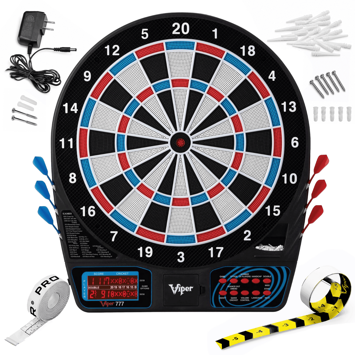 JALPAK AMERICAN DART ダーツボード アメリカ地図 Viper 777 Electronic Dartboard — 15.5