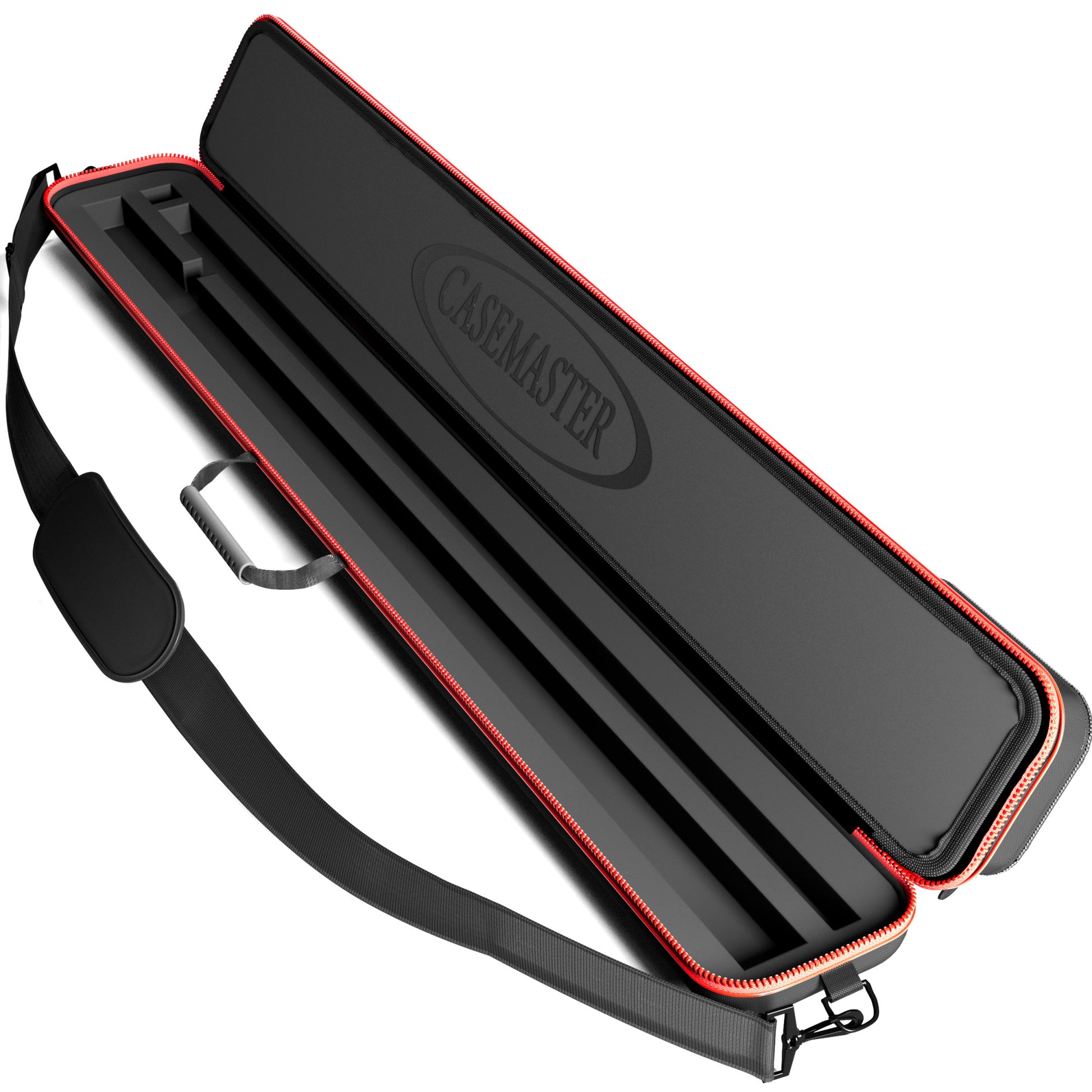 Casemaster Parallax Plus Billiard Cue Case (Pool Stick Case) | Red