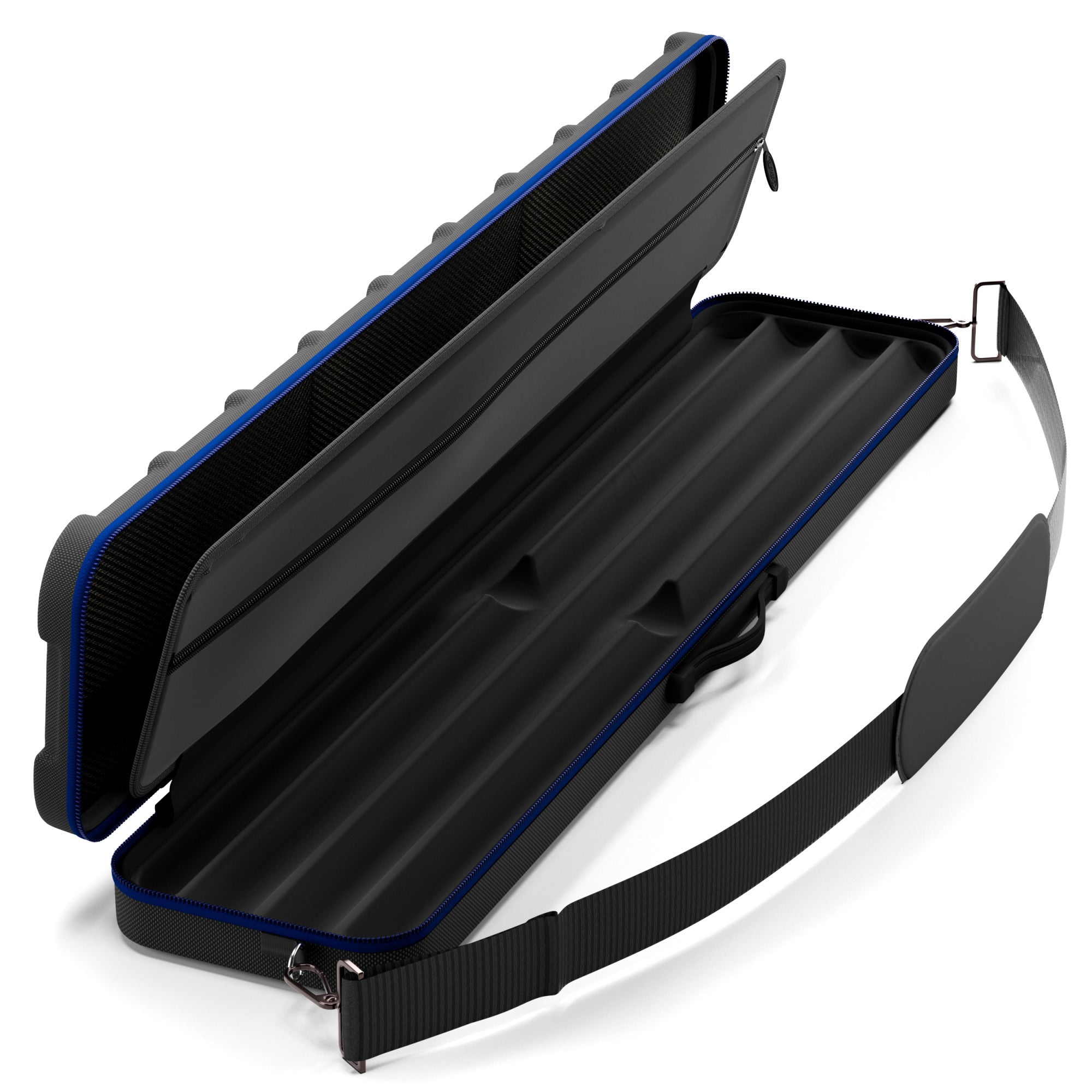 Casemaster Parallax Guard Billiard Cue Case (Pool Stick Case) | Blue
