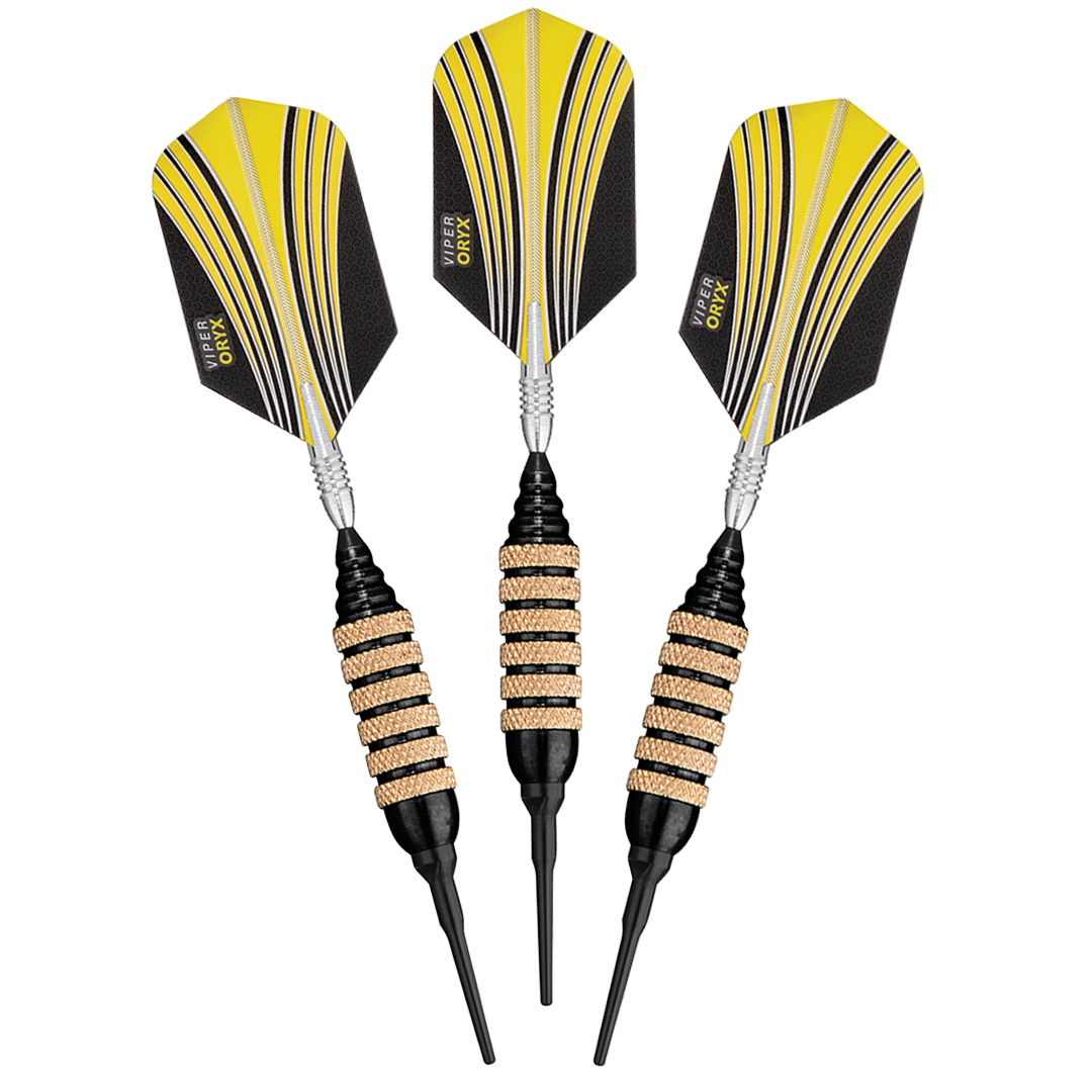 Dardos de punta blanda Viper Spinning Bee de color negro, 16 gramos 