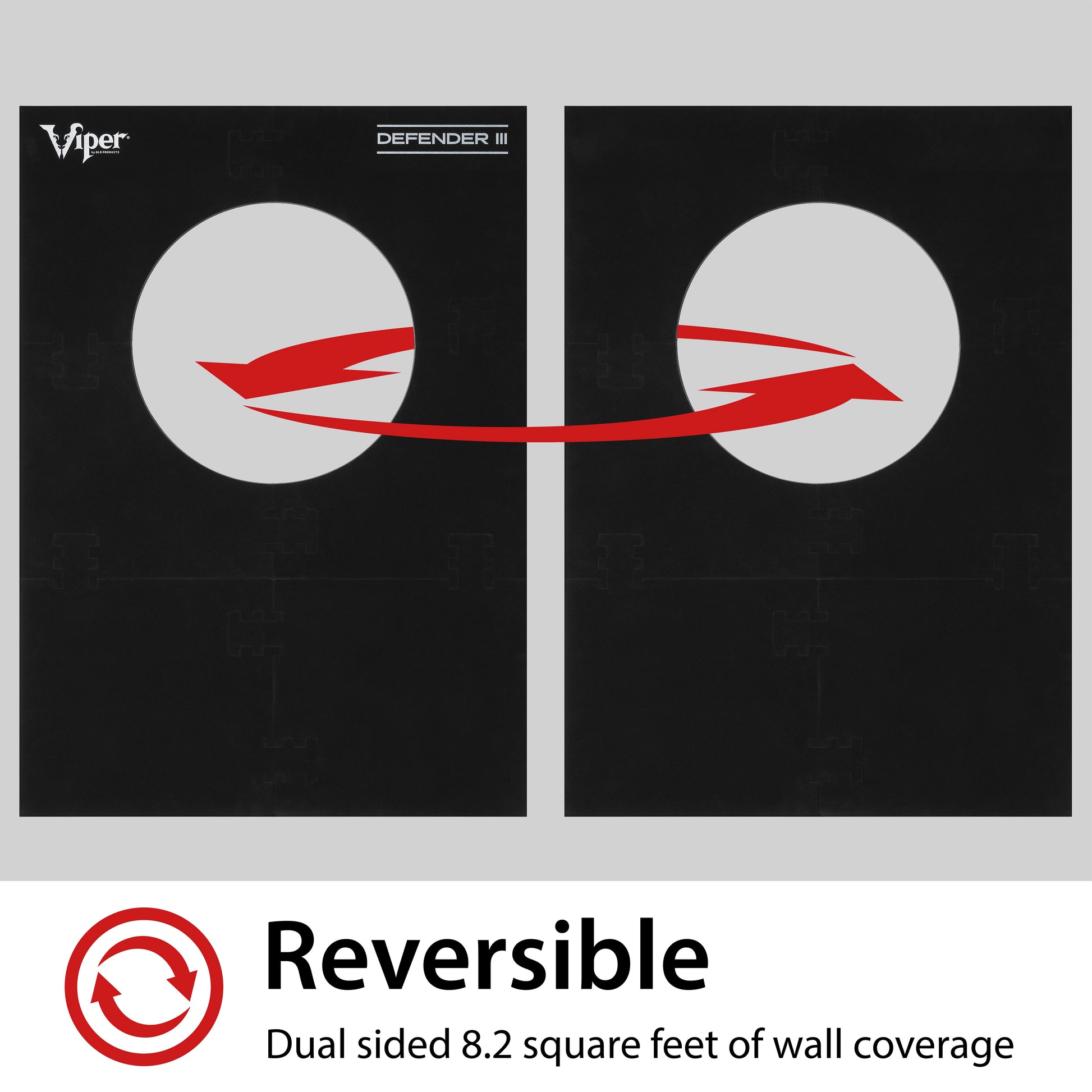 Viper Wall Defender III Dartboard Surround Yellow