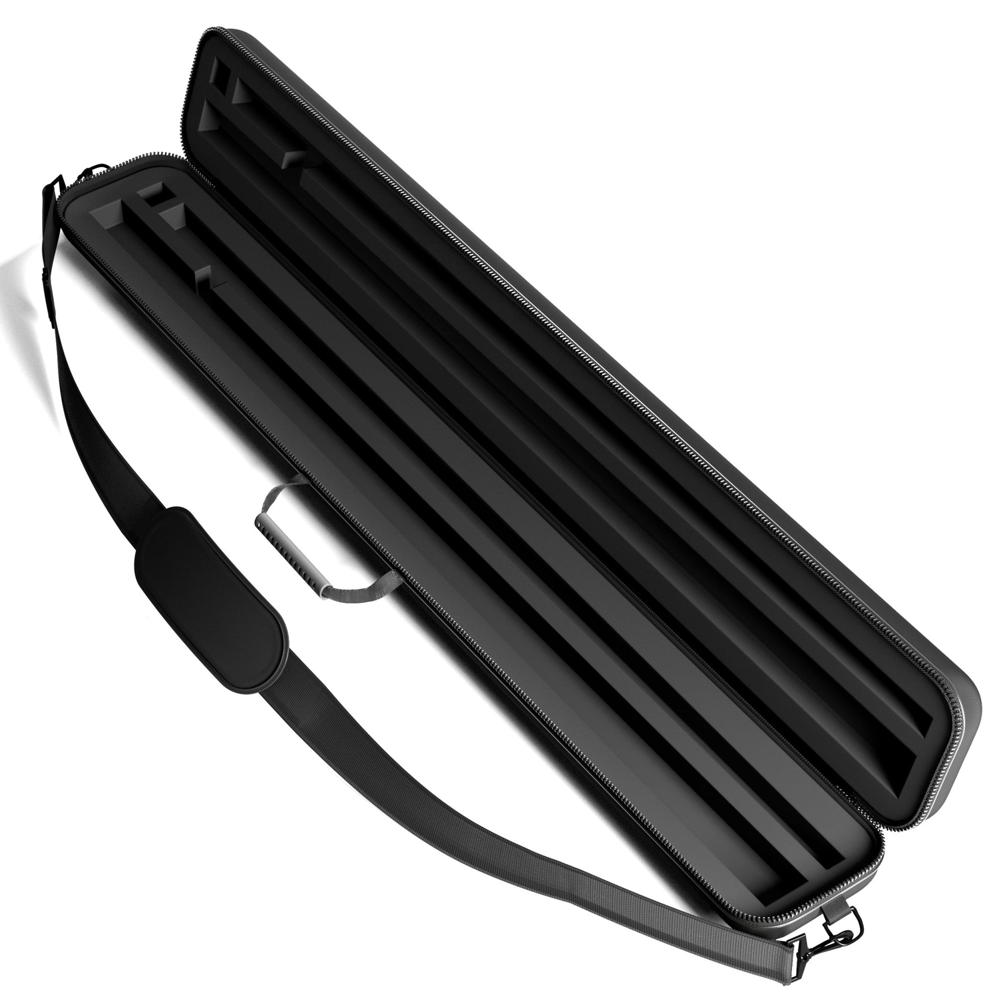 Casemaster Parallax Pro Billiard Cue Case (Pool Stick Case) | Black