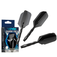 Viper Diamond Core II Slim flight, Medium shaft, Black