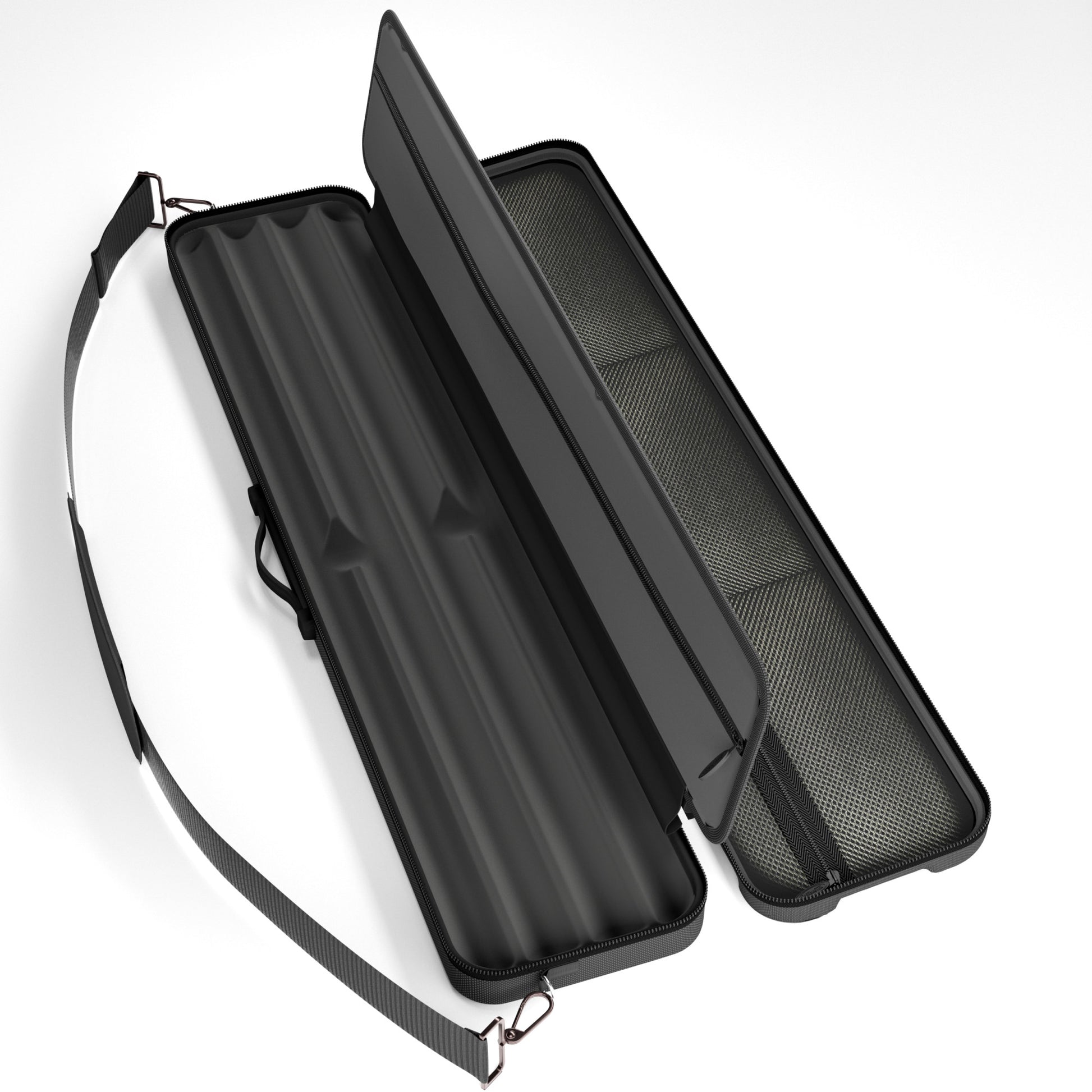 Casemaster Parallax Guard Billiard Cue Case (Pool Stick Case) | Black