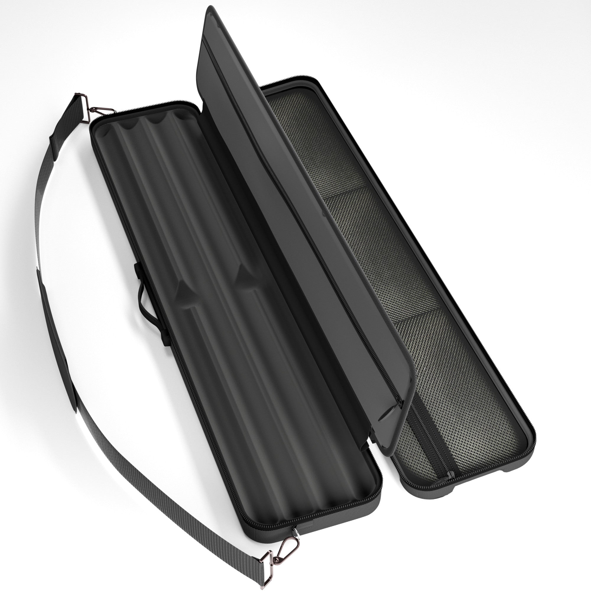 Casemaster Parallax Guard Billiard Cue Case (Pool Stick Case) | Black