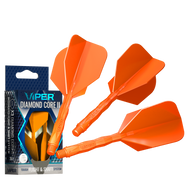 Viper Diamond Core II Standard flight, Medium shaft, Neon Orange