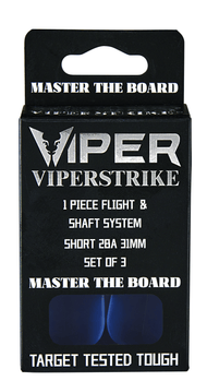 ViperStrike 1-Piece Shaft and Flight Blue