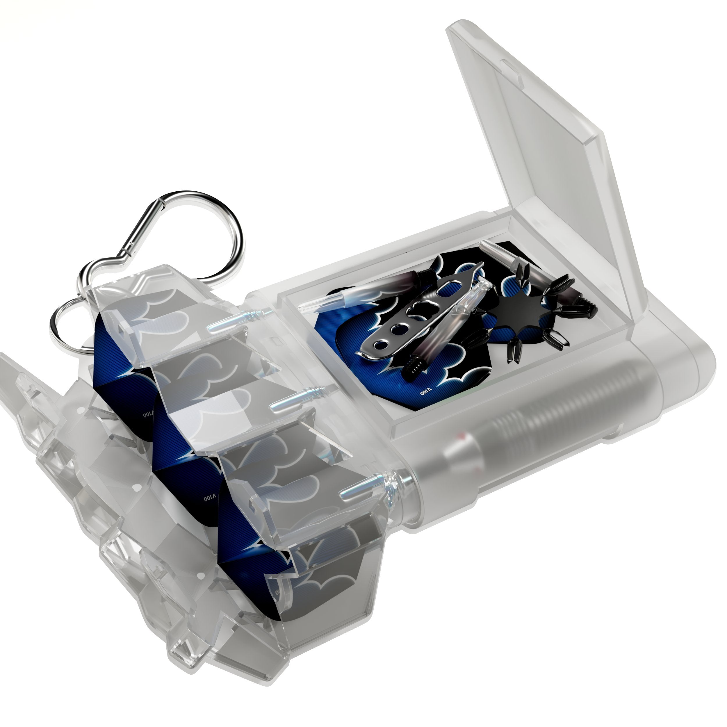 Viper Shot King Steel Tip Dart Set | 80% Tungsten | Blue | 24 Grams