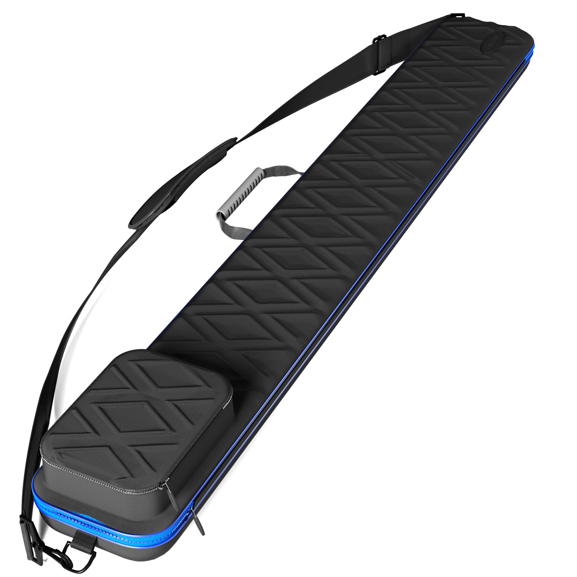 Casemaster Parallax Plus Billiard Cue Case (Pool Stick Case) | Blue