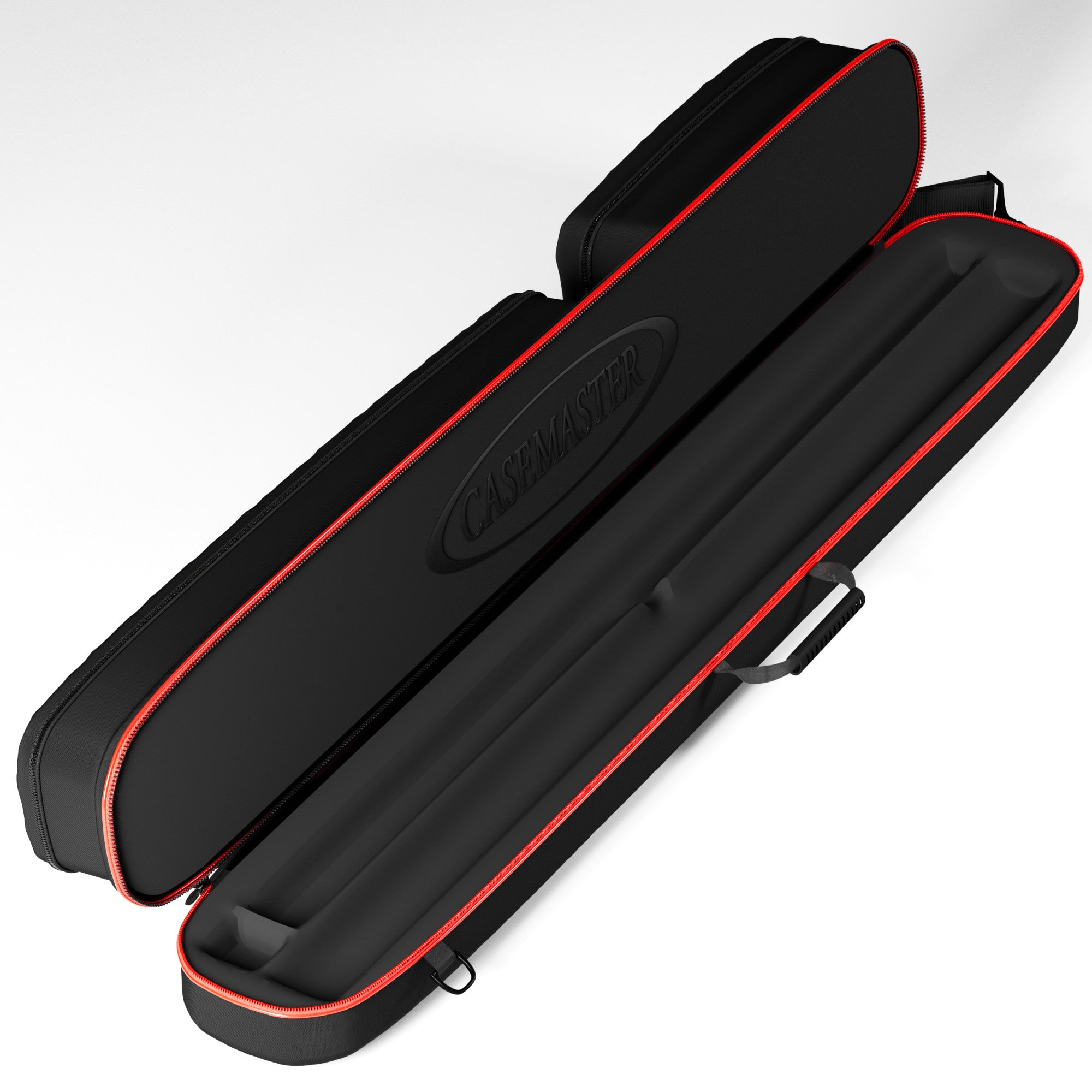 Casemaster Parallax Diamond Billiard Cue Case (Pool Stick Case) | Red