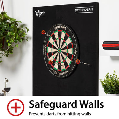 Viper Wall Defender III Dartboard Surround Red