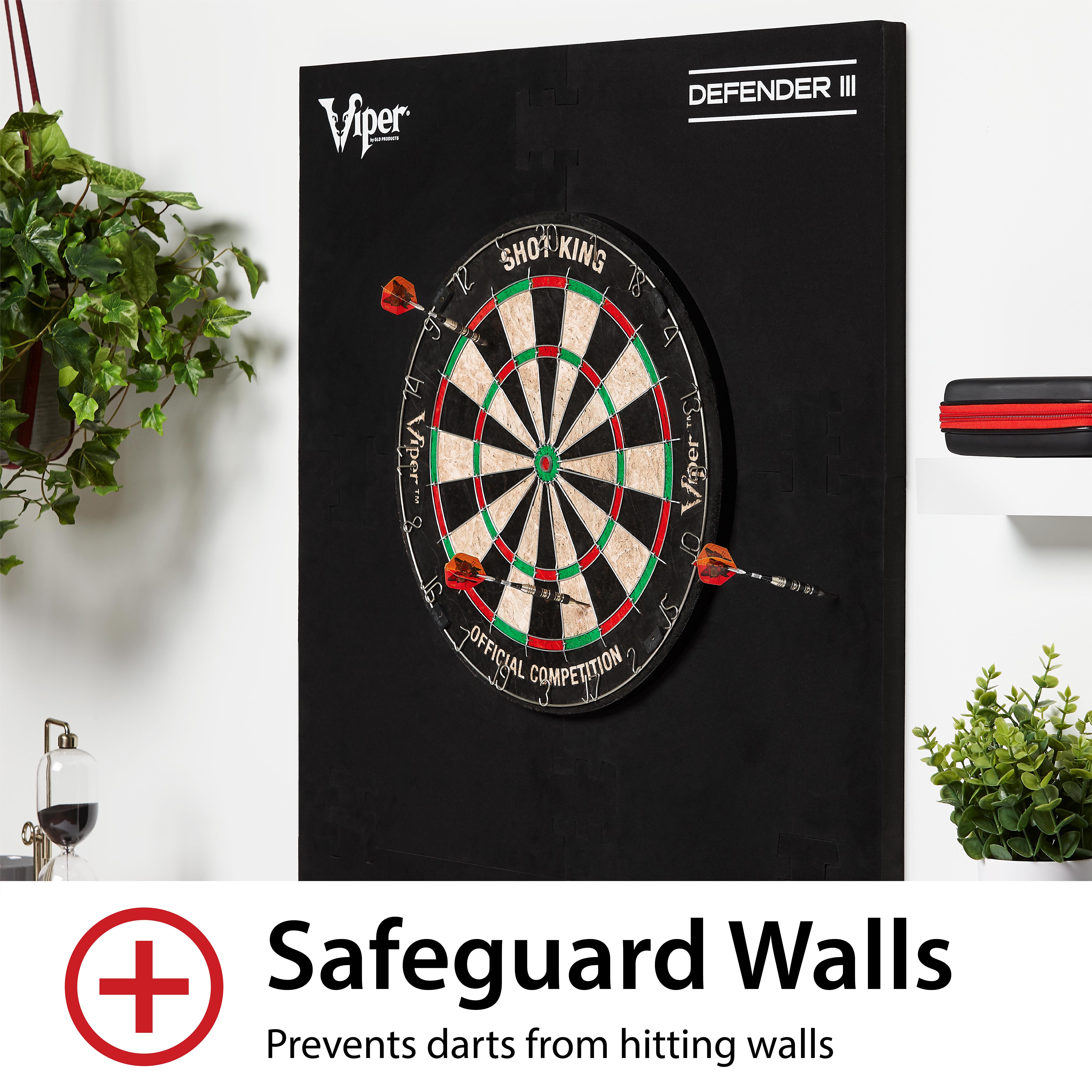 Viper Wall Defender III Dartboard Surround Green