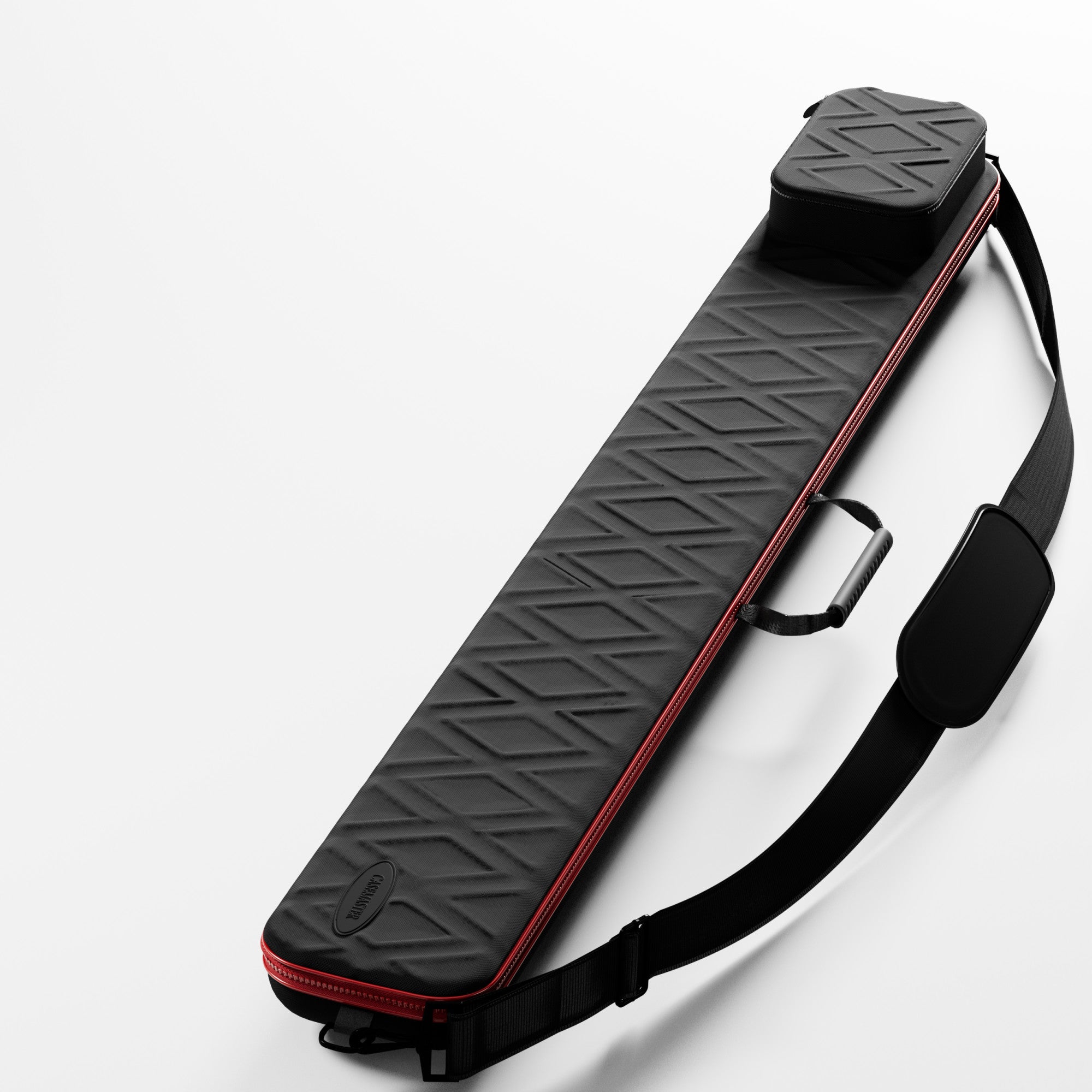 Casemaster Parallax Plus Billiard Cue Case (Pool Stick Case) | Red