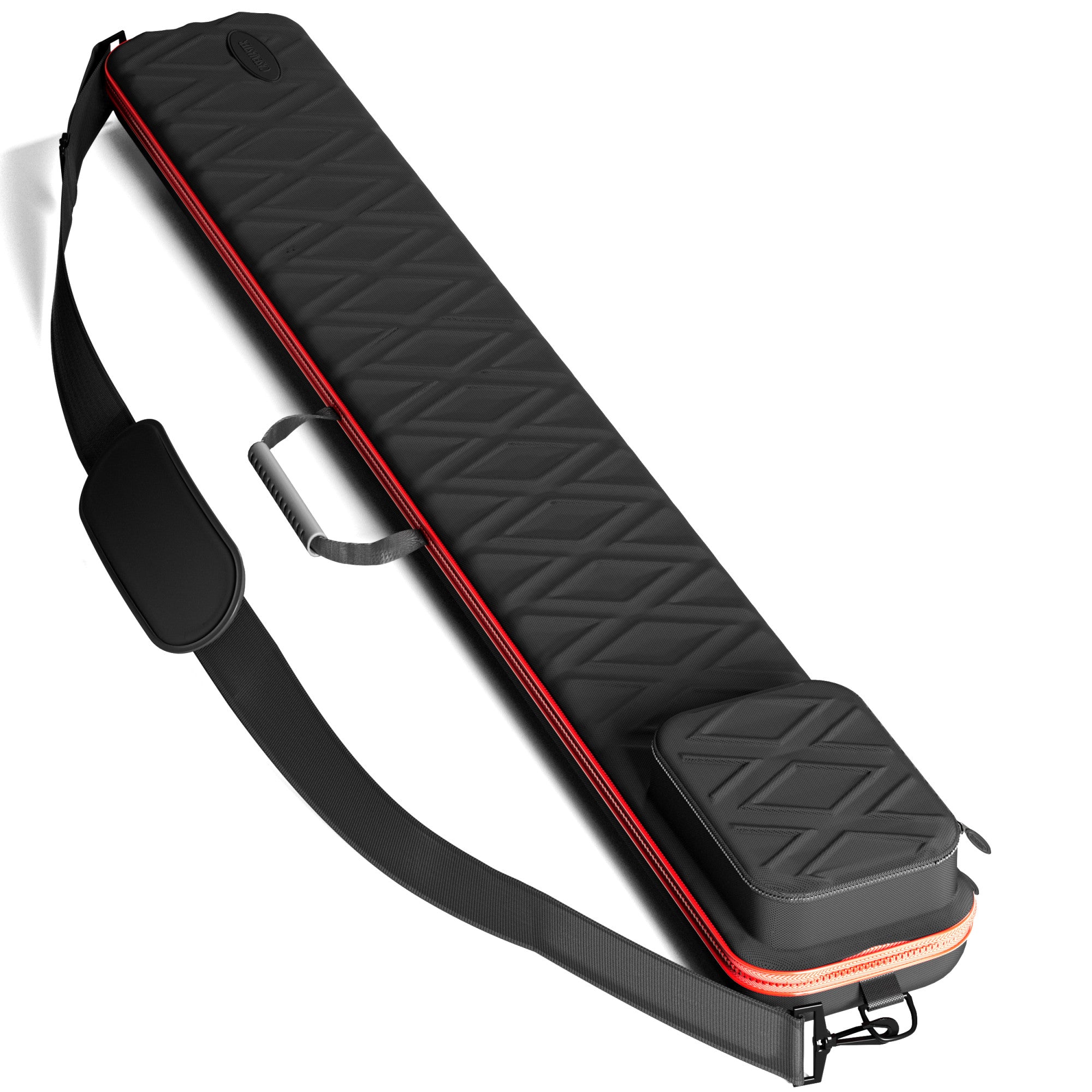 Casemaster Parallax Plus Billiard Cue Case (Pool Stick Case) | Red