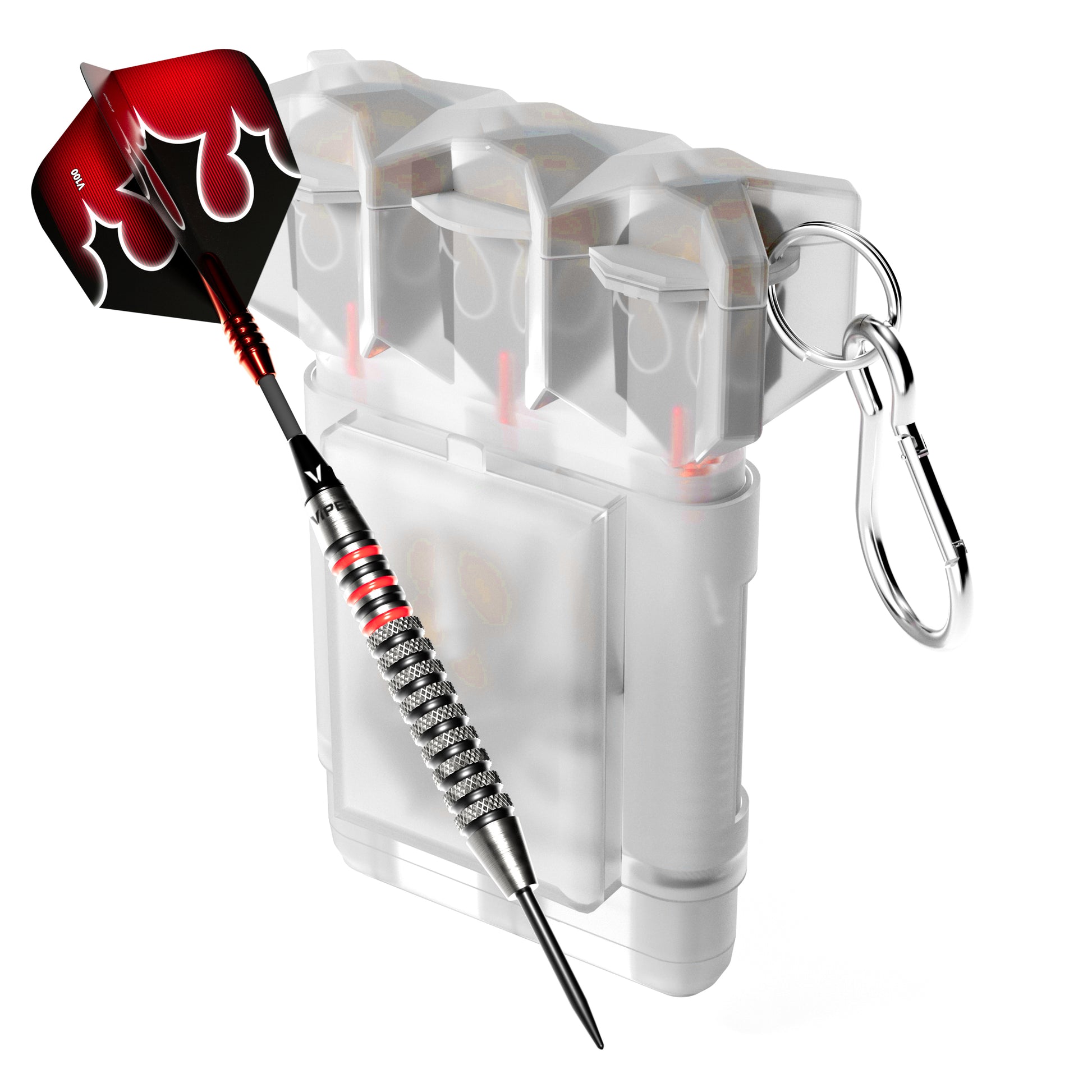 Viper Shot King Steel Tip Dart Set | 80% Tungsten | Red | 22 Grams