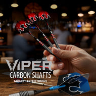 Viper Carbon Fiber Dart Shafts | Short | Blue