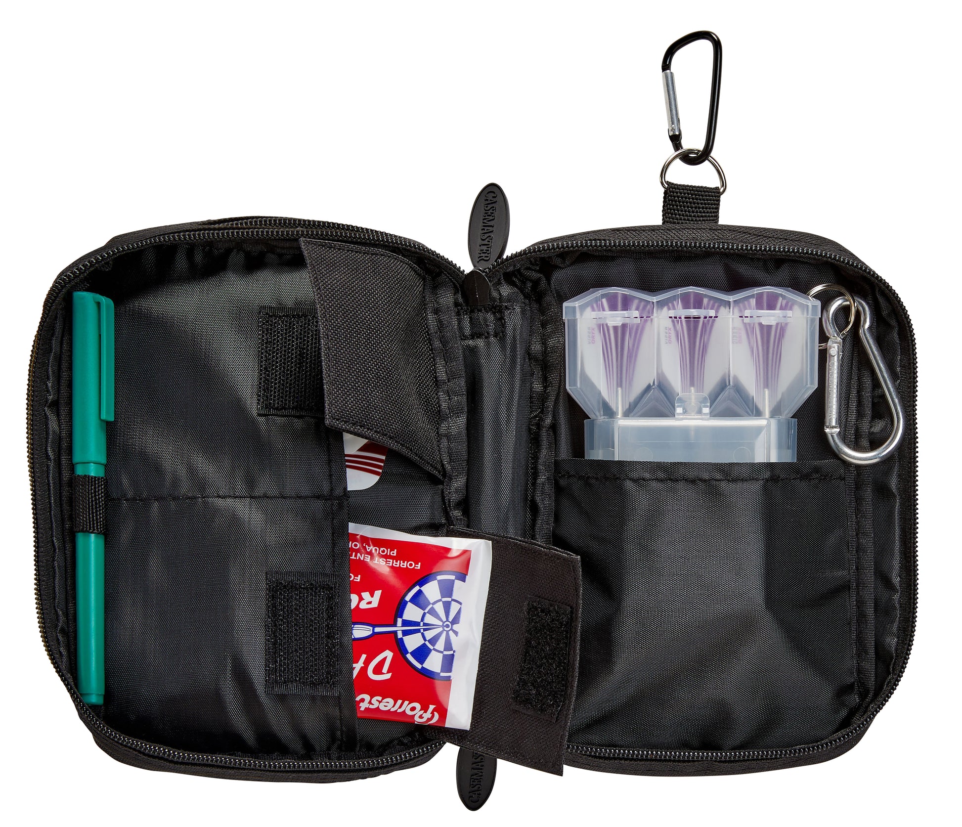 Casemaster Pioneer Dart Wallet with Nomad Dart Case Holder | Black