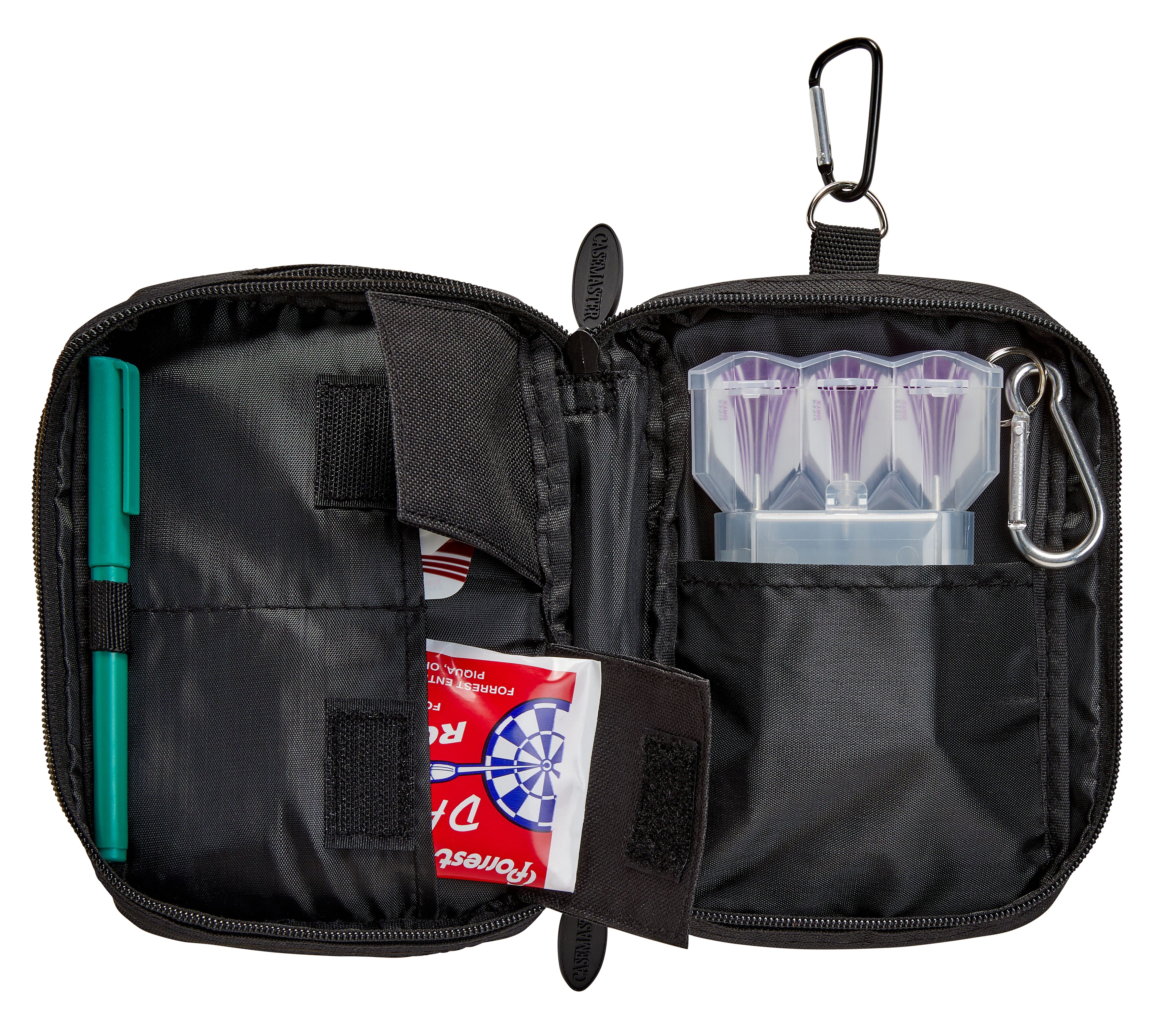 Casemaster Pioneer Dart Wallet with Nomad Dart Case Holder | Black