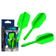 Viper Diamond Core II Slim flight, In-Between shaft, Neon Green