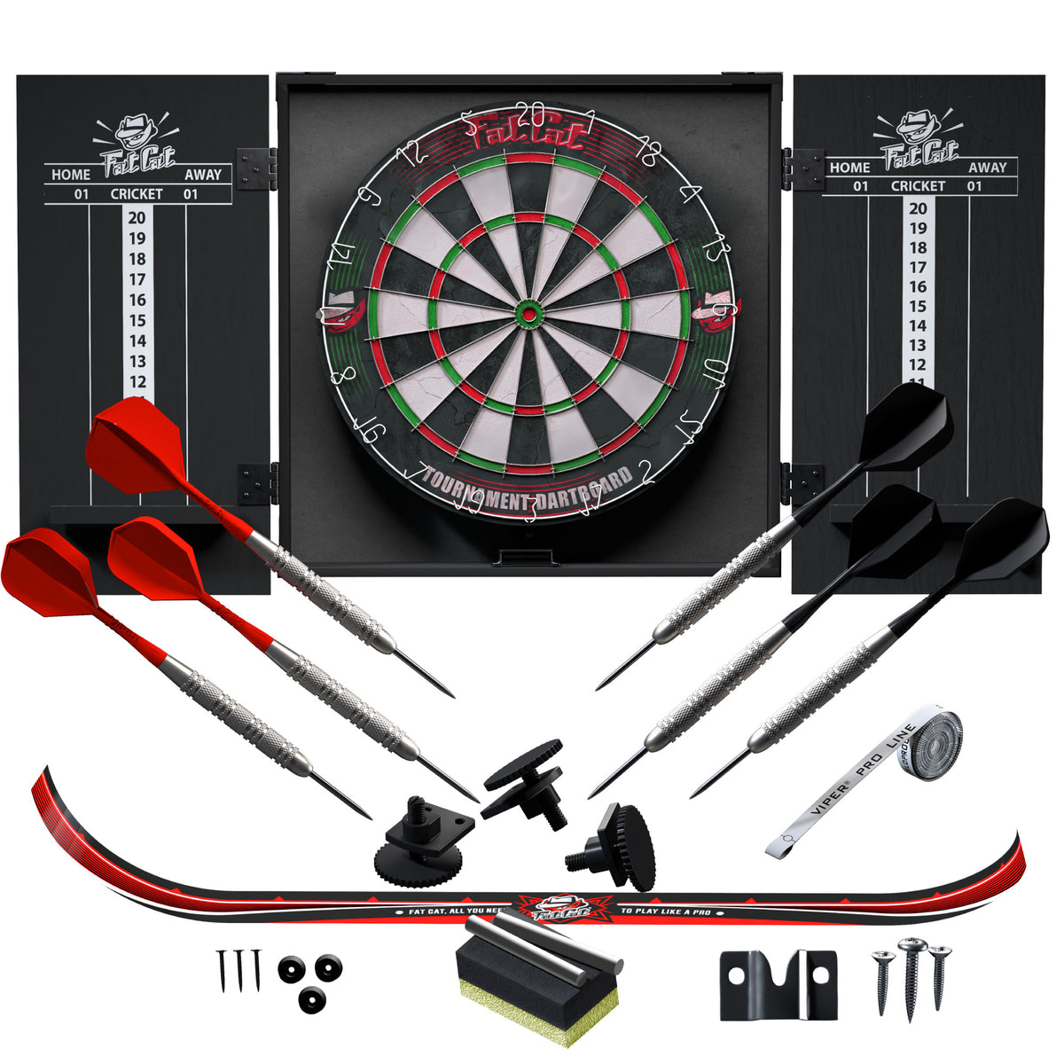 Sistema Vuelo Y Eje Viper Diamond Core - Juego 3 Dardos Precisión, Rosca 2BA, Polímero Resistente