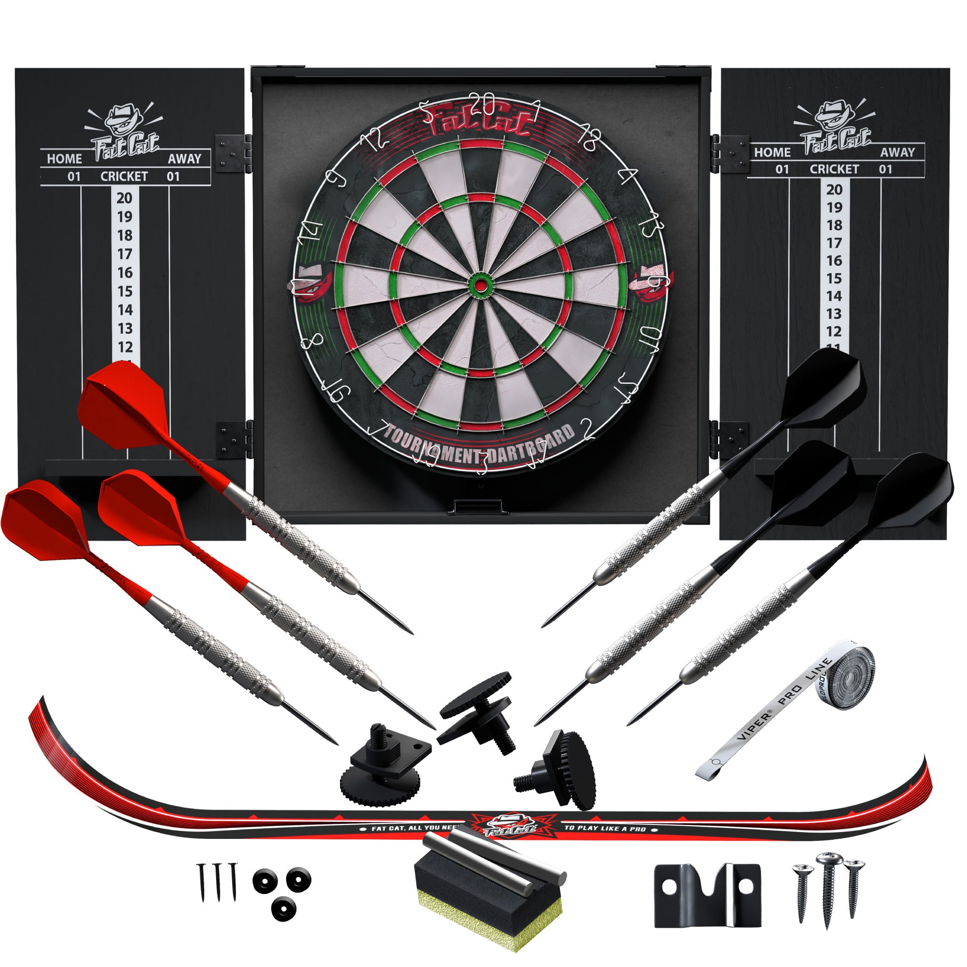 Fat Cat Complete Home Darts Center | The Ultimate All-in-One Dartboard Solution