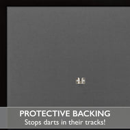 Viper Framed Dartboard Backboard Grey