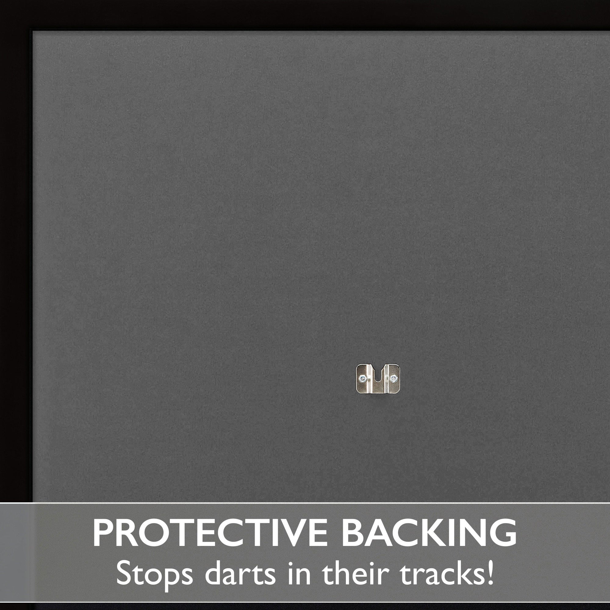 Viper Framed Dartboard Backboard Grey