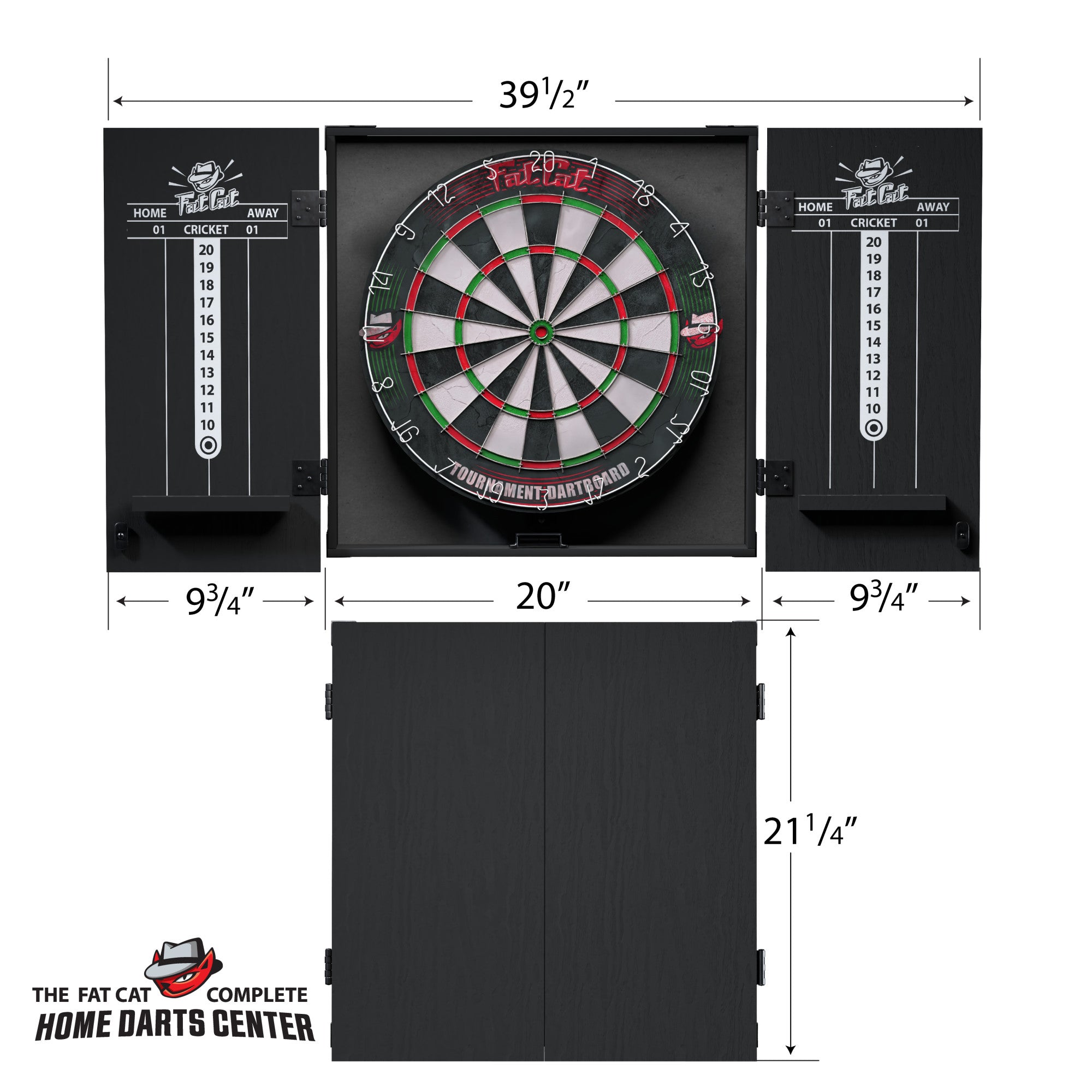 Fat Cat Complete Home Darts Center | The Ultimate All-in-One Dartboard Solution