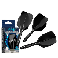 Viper Diamond Core II Standard flight, In-Between shaft, Black